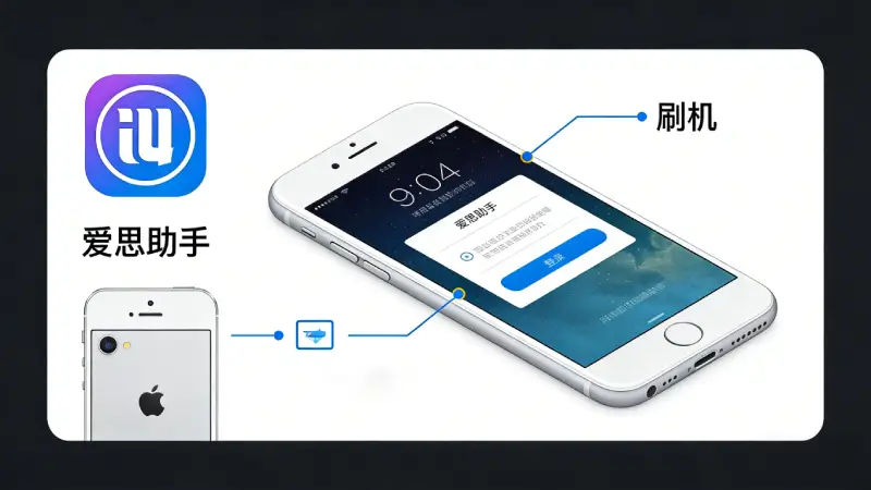 恢复模式与DFU模式屏幕显示对比图，左侧iTunes图标右侧全黑屏